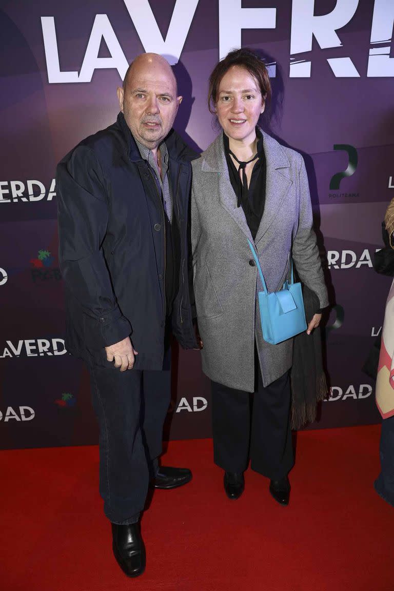 Carlos Rottemberg, junto a su mujer