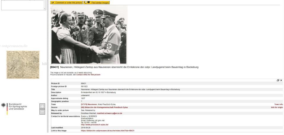 <span>Screenshot des Fotos auf der Website des Bildarchivs Ostpreußen, 22. März 2024</span>