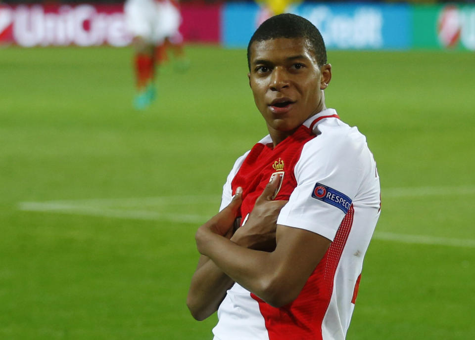 Monaco's Kylian Mbappe is set to become the world's most expensive player