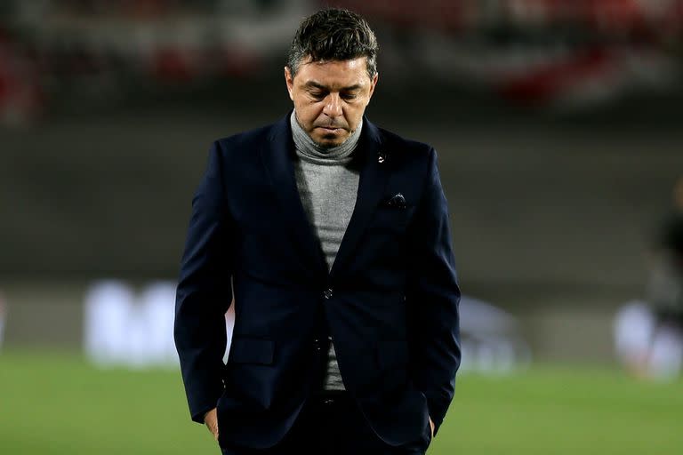 Marcelo Gallardo, envuelto en una crisis que dejó a River sin ganar un título por primera vez desde su arribo