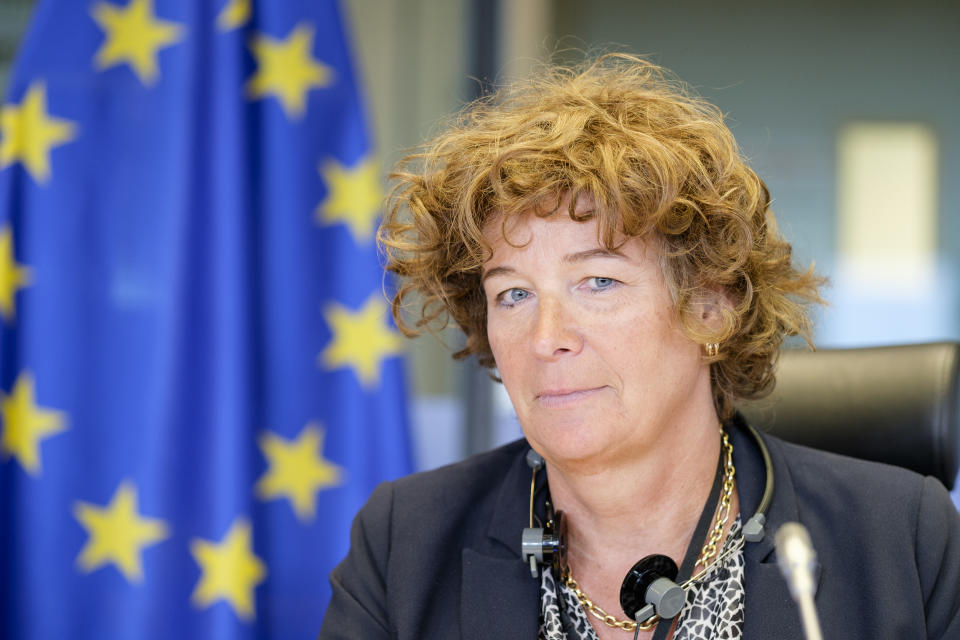 Petra Sutter en su etapa en el Parlamento Europeo. (Photo by Thierry Monasse/Getty Images)