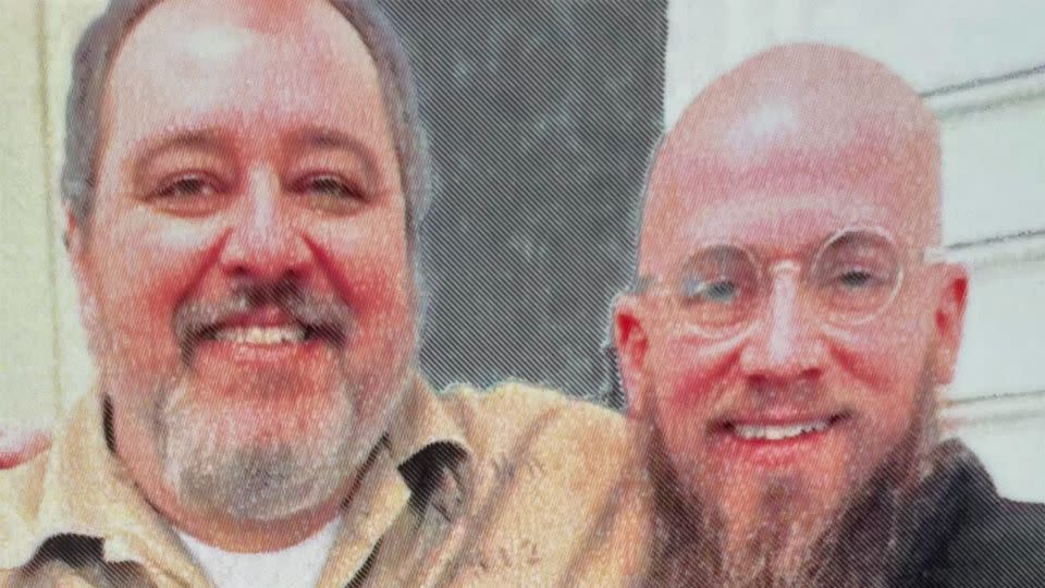 Kenneth Smith, left, poses Monday with his spiritual adviser, the Rev. Jeff Hood. - Courtesy Rev. Jeff Hood