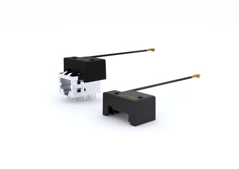 The Taoglas FXM100 antenna is a Wi-Fi antenna designed to be mounted on a 1x1 RJ45 jack. (Photo: Business Wire)