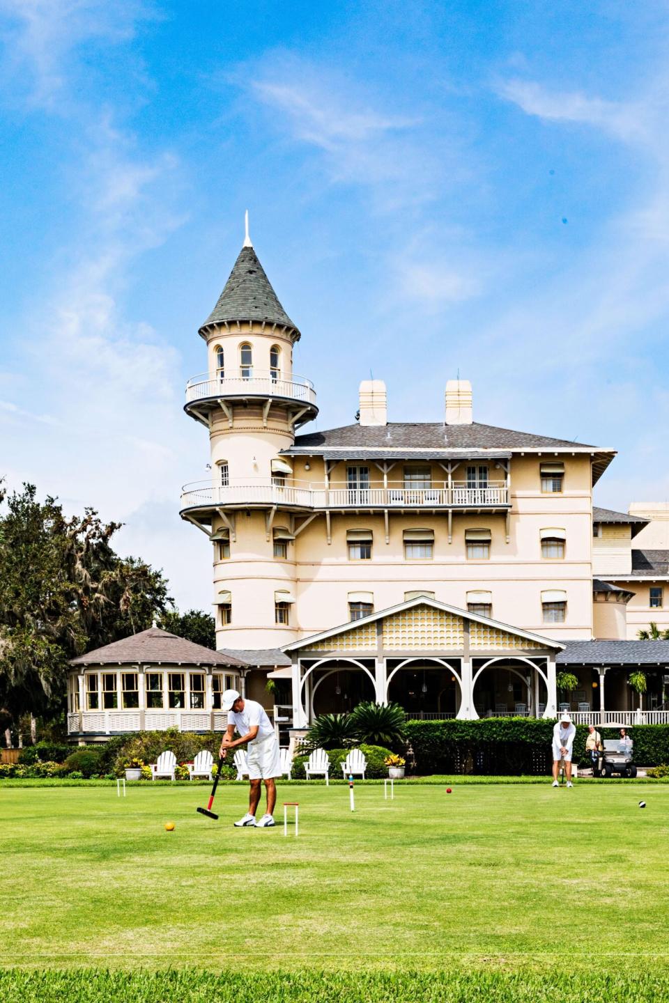 Croquet Court at the Jekyll Island Club Resort