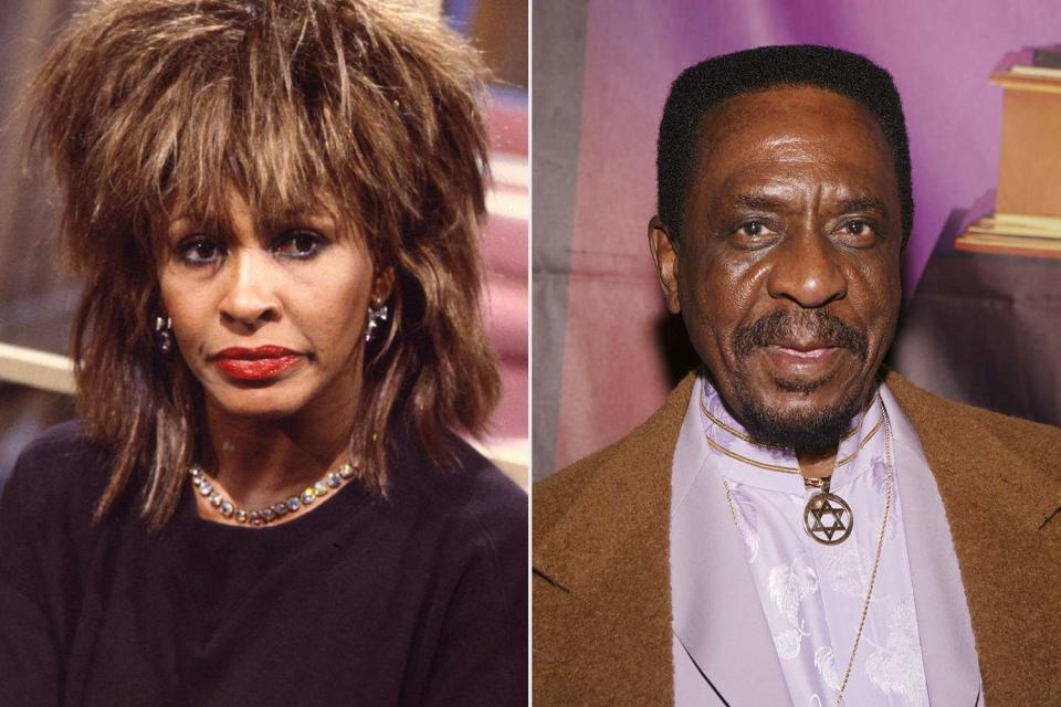 <p>Gary Gershoff/Getty Images; Lee Celano/WireImage</p> Tina Turner and Ike Turner