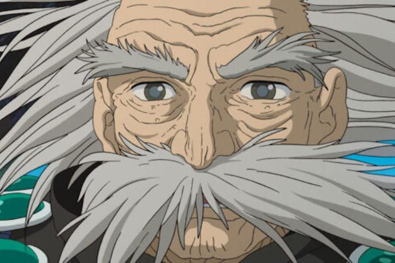 Mahito's granduncle has wisdom to give in "The Boy and the Heron." Photo courtesy of Studio Ghibli