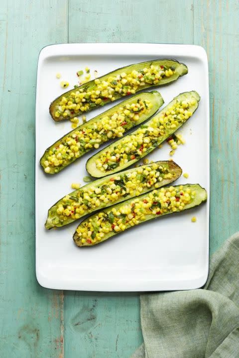 Corn-Stuffed Zucchini