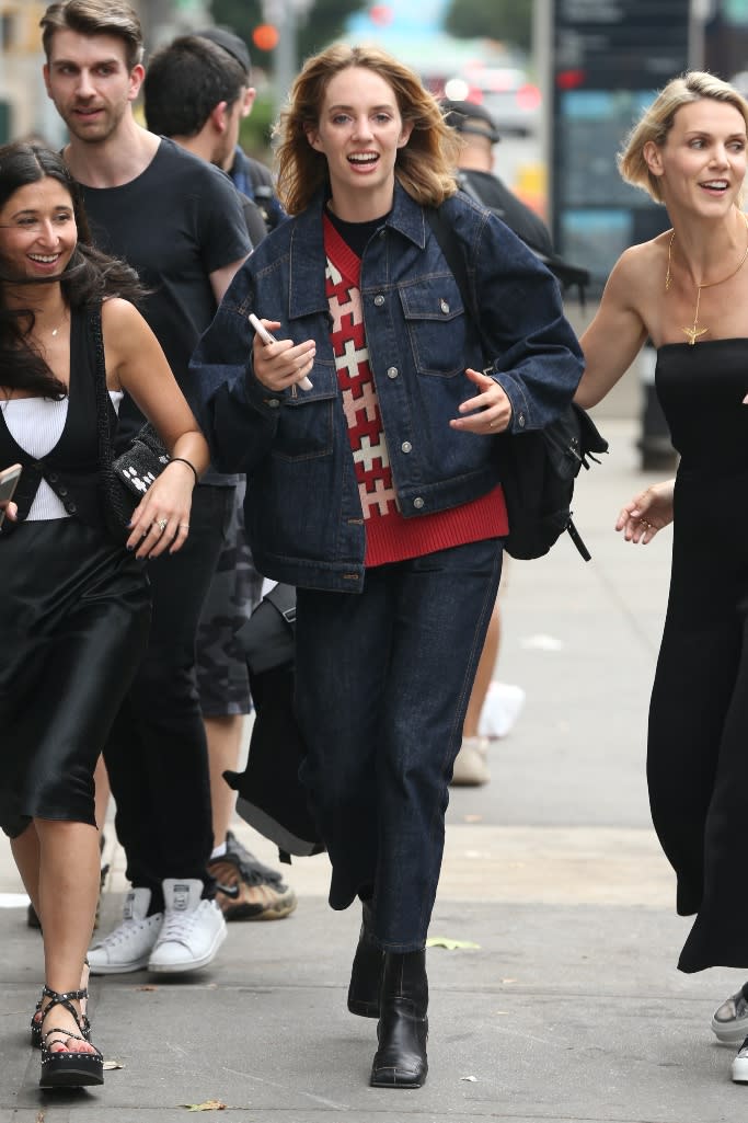 Hawke in NYC heading to a screening of the new documentary, “The Last Movie Stars.” - Credit: Christopher Peterson / SplashNews.com