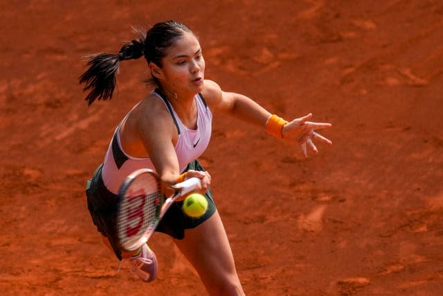 Emma Raducanu has been showing strong form on clay
