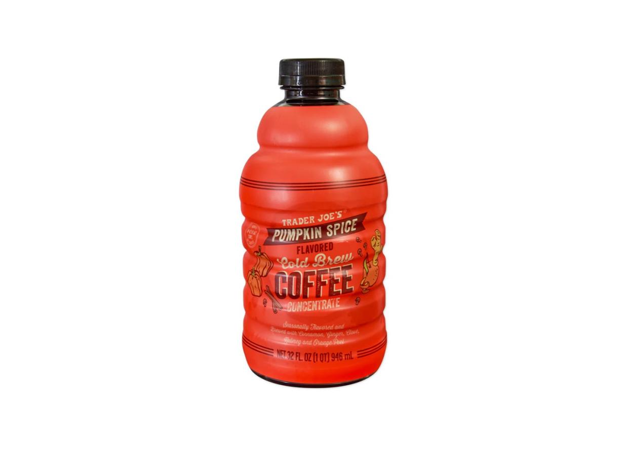 trader joes new fall products 2024 pumpkin spice cold brew coffee