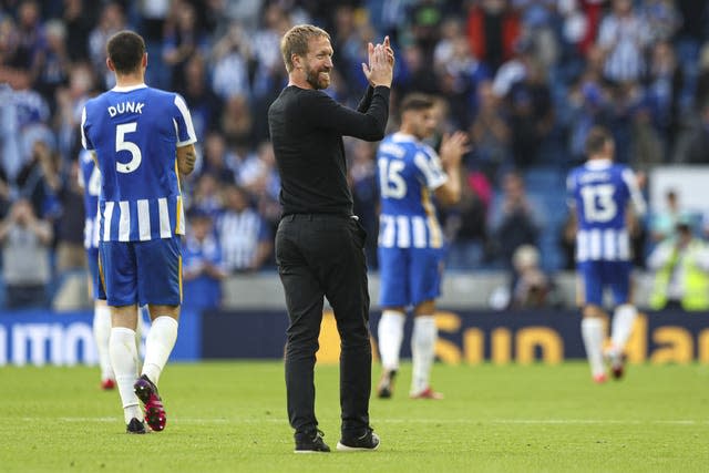 Graham Potter's side have won their opening two Premier League matches