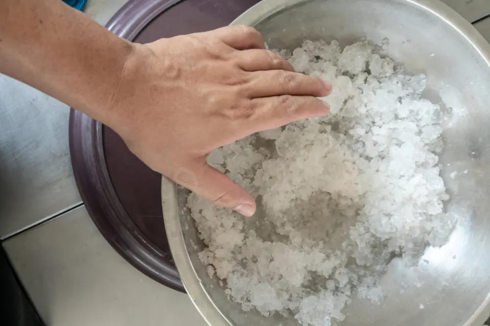 El hielo sirve para hacer helado casero sin máquina
