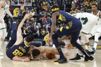 NBA: Milwaukee Bucks at Indiana Pacers