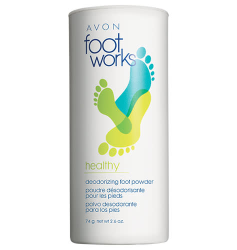 Avon Footworks Healthy Deodorizing Foot Powder ($4, shop.avon.com)