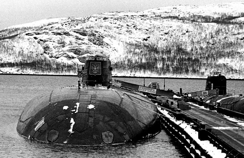 The Kursk, a Russian nuclear submarine from 1995