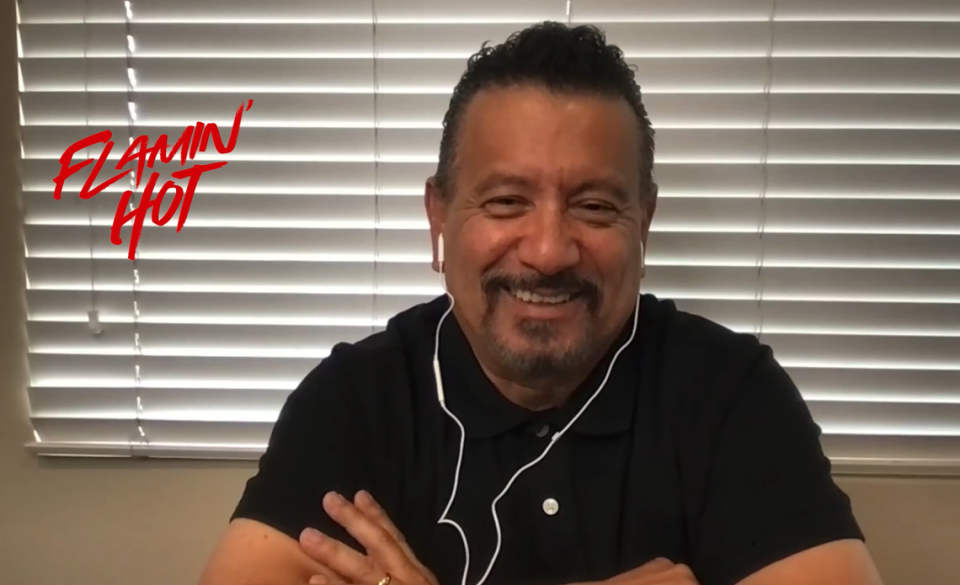 Richard Montañez during a June 1 zoom interview with Vida en el Valle. The biopic comedy-drama ‘Flamin’ Hot,’ is the directorial debut by actress Eva Longoria. The movie was released on June 9 on Hulu and Disney+.