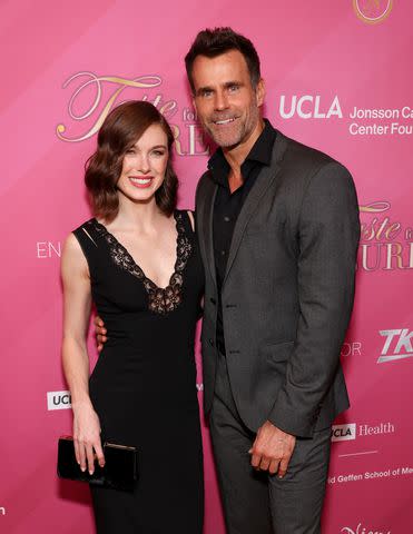 <p>Jesse Grant/Variety via Getty</p> Cameron Mathison (with Katelyn MacMullen) attends the Taste for a Cure event on May 10, 2024