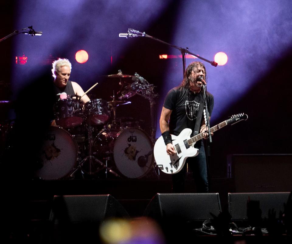 Foo Fighters performs at the Harley-Davidson Homecoming Festival celebrating the company's 120th anniversary on Saturday July 15, 2023 at Veterans Park in Milwaukee, Wis.