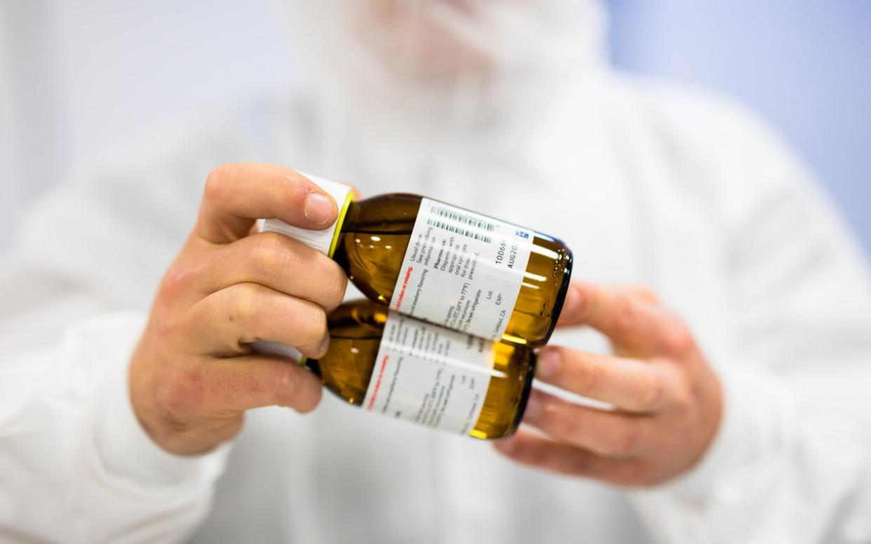 The National Institute for Health and Care Excellence said Epidyolex (pictured) was too expensive to prescribe on the NHS - Bloomberg