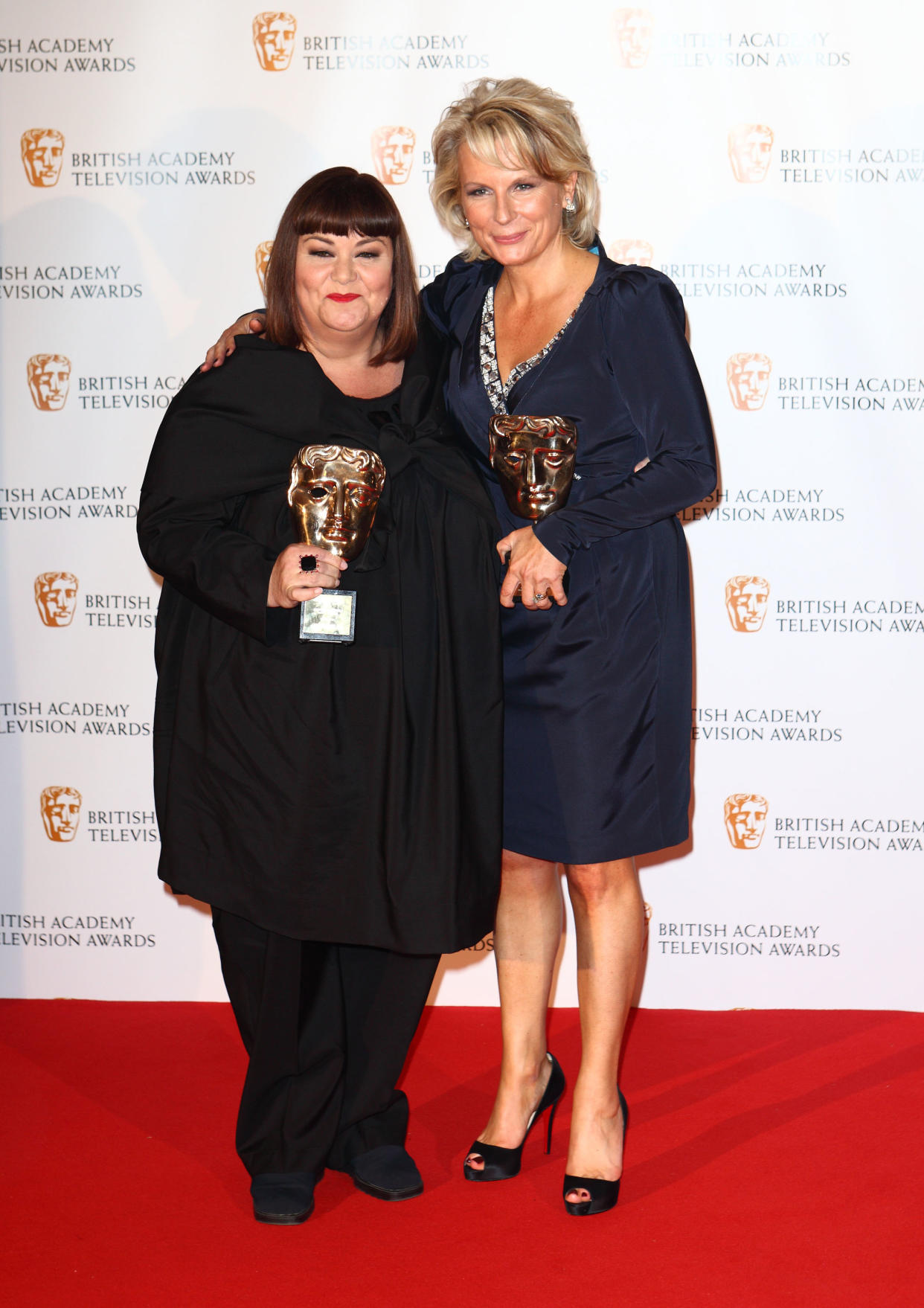 The comedy star also revealed that she and friend Dawn French (pictured in 2009) had never had a row. (Getty Images)