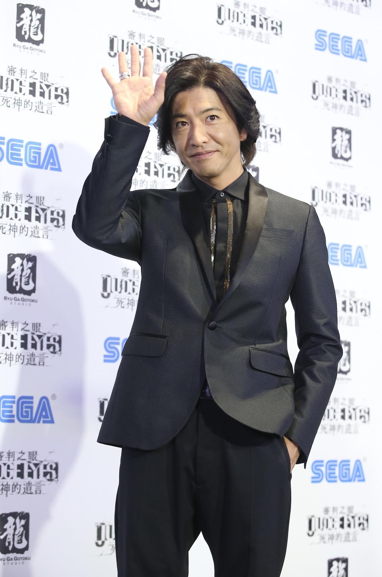 TAIPEI, CHINA - DECEMBER 02: Japanese actor Kimura Takuya attends a press conference for video game 'JUDGE EYES: Death's last words' for PS4 on December 2, 2018 in Taipei, Taiwan of China. (Photo by udn.com/Visual China Group via Getty Images)