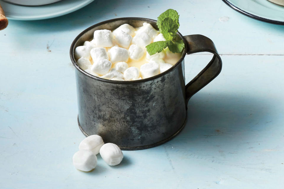 Boozy Buttermint White Hot Chocolate