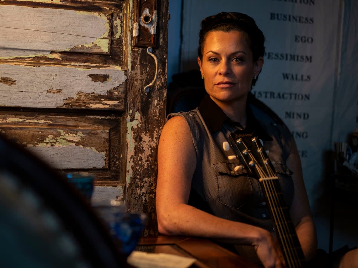 Singer-songwriter Coles Whalen poses for a portrait.  (Thomas Simonetti for The Washington Post via Getty Images)