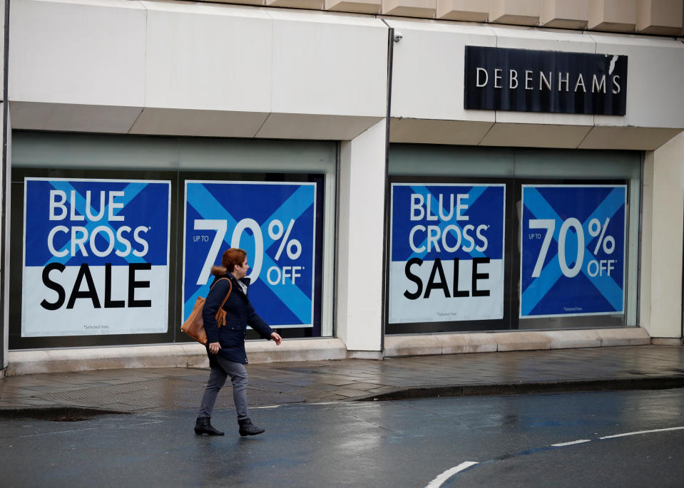 Debenhams kicked off the Christmas trading reporting season with a profits warning (REUTERS/Phil Noble)