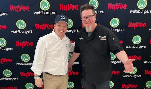 Zeke’s Island Cafe owner Chef Stu (right) with Chef Paul Wahlberg pictured Wednesday, April 10, 2024.