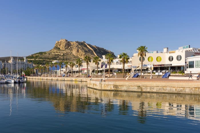 Castillo de Santa Bárbara en Alicante 