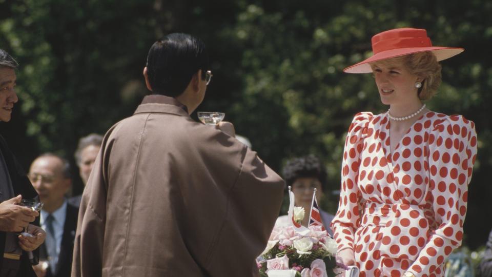 Princess Diana Red Outfits