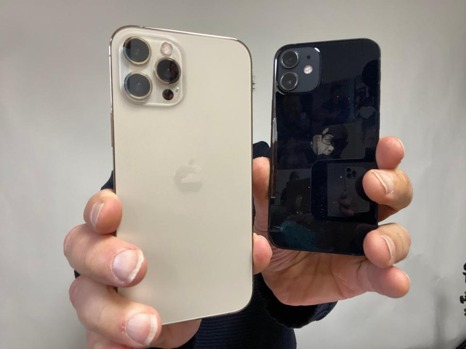 Several of Apple's iPhone models, including the 12 Pro Max and 12 Mini, are eligible for Visible's gift card sign-up promotion.