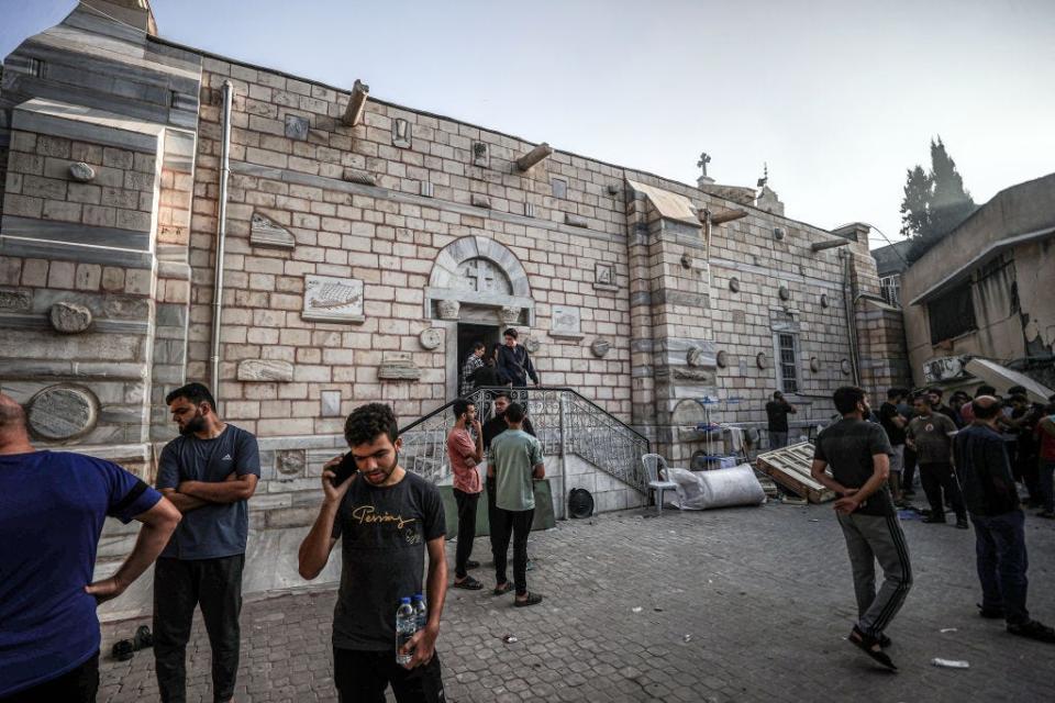 The Greek Orthodox Saint Porphyrius Church in Gaza