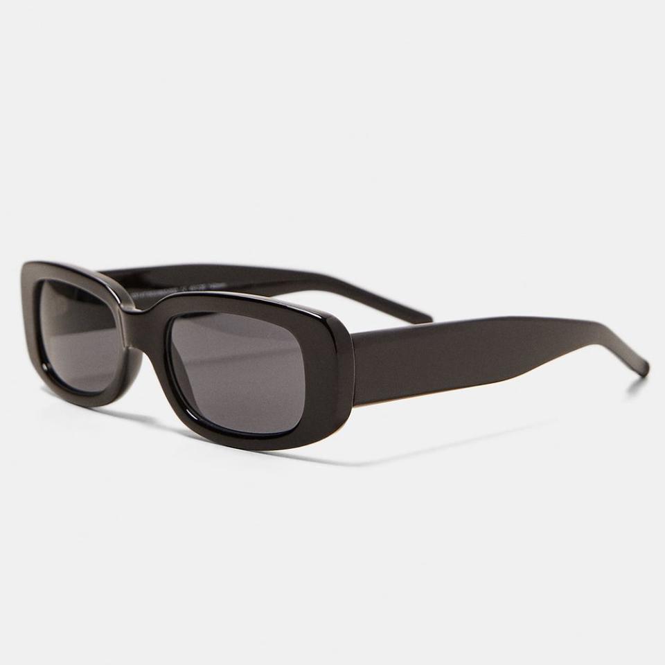 <p>Rectangle resin sunglasses, £15.99, Zara</p><p><a rel="nofollow noopener" href="https://www.zara.com/uk/en/rectangle-resin-sunglasses-p03147003.html?v1=5767555&v2=718507" target="_blank" data-ylk="slk:BUY NOW;elm:context_link;itc:0;sec:content-canvas" class="link ">BUY NOW</a><br></p>