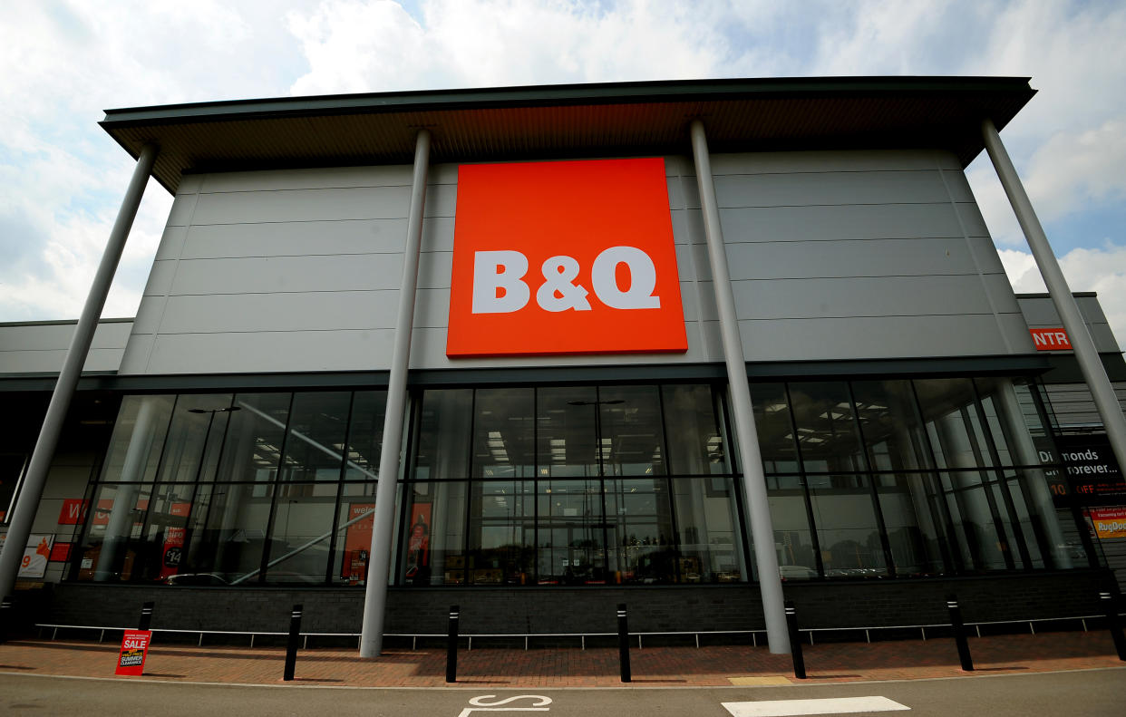 General view of a B&Q store in Tamworth.   (Photo by Rui Vieira/PA Images via Getty Images)