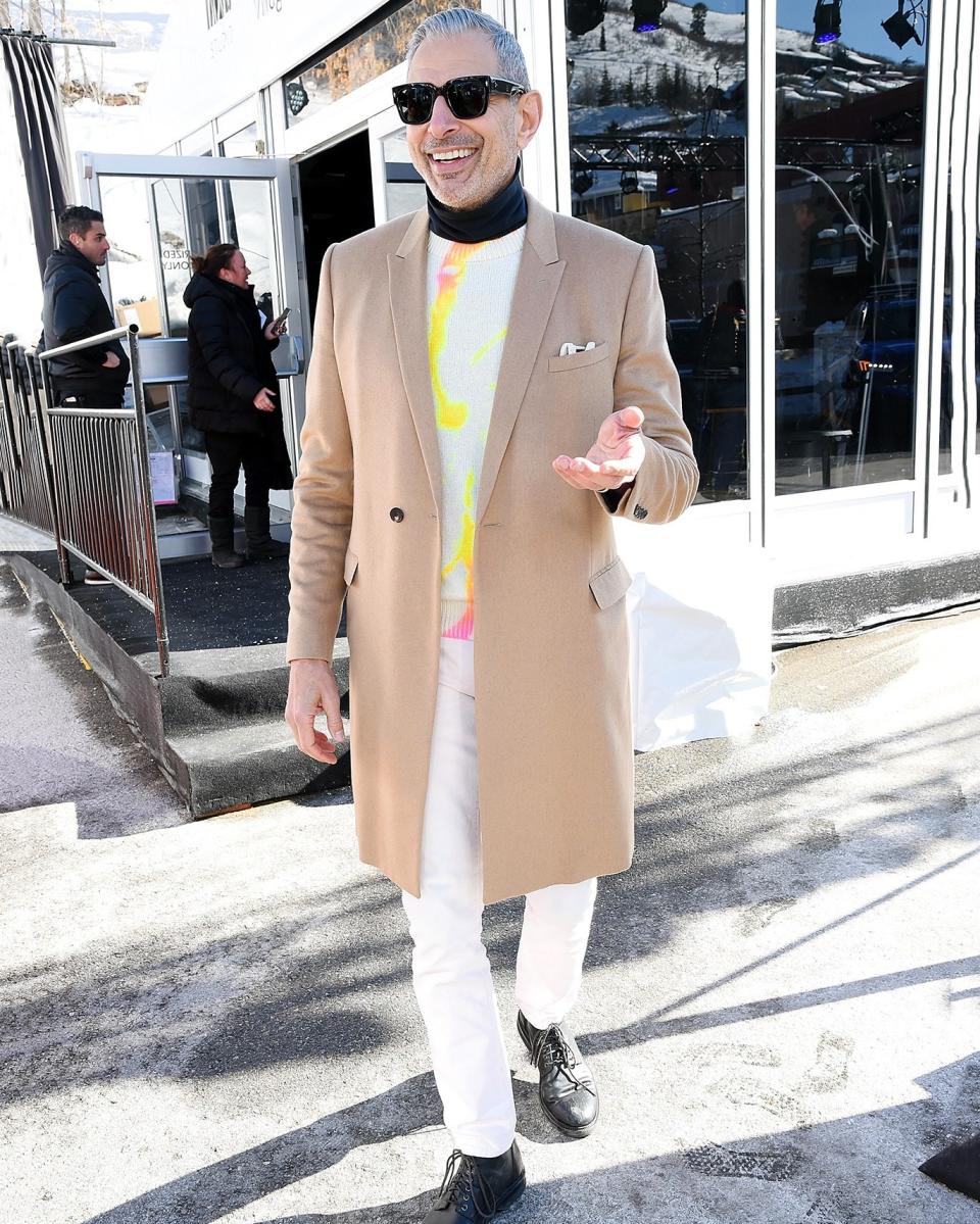 Jeff Goldblum’s Sundance style is psychedelic.