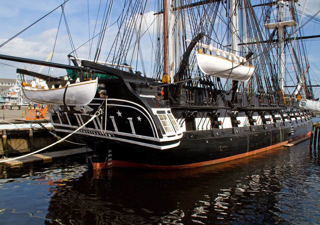 Tour the USS Constitution, also known as Old Ironsides.