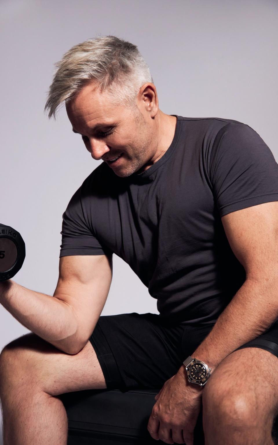 Celebrity personal trainer and former marine Simon Waterson - Eddy Massarella