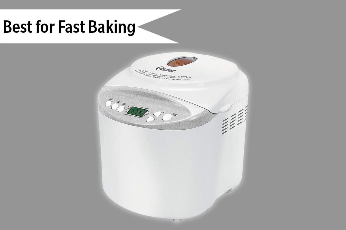 Oster Expressbake Bread Maker with Gluten-Free Setting, 2 Pound, White (CKSTBR9050-NP)