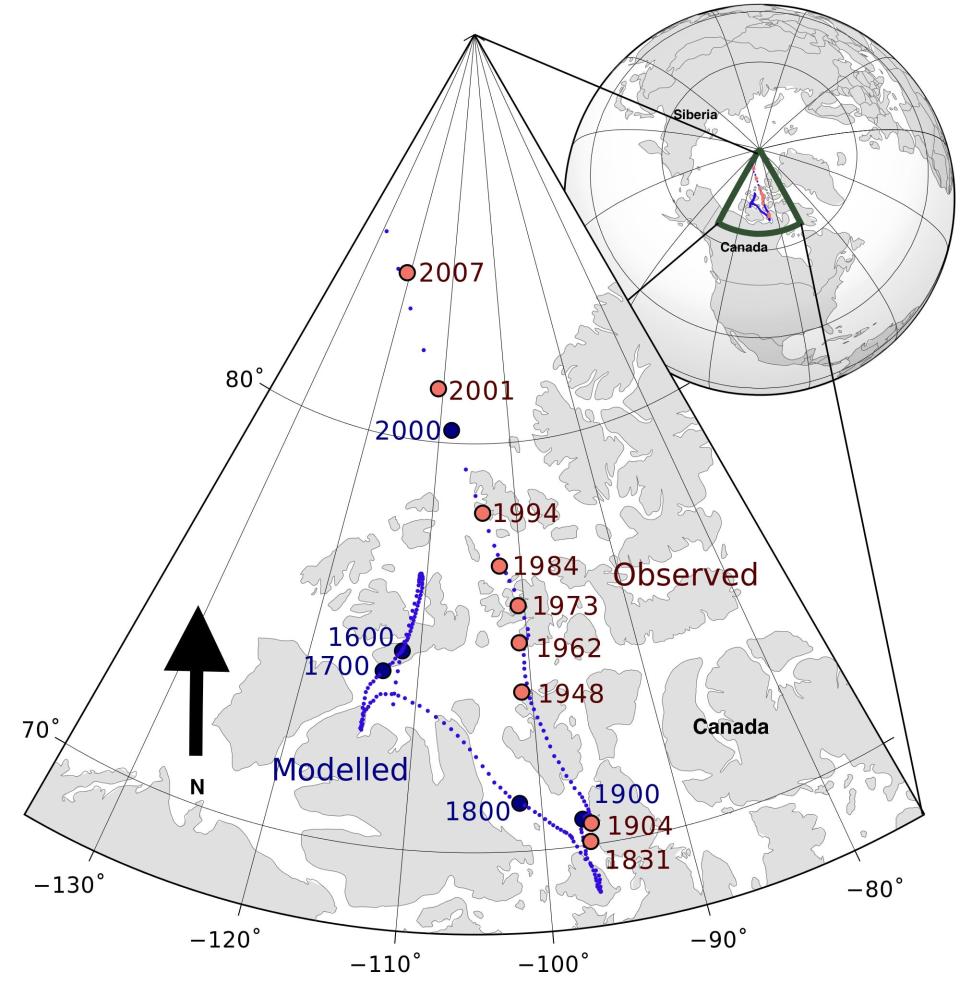 Magnetic North Pole