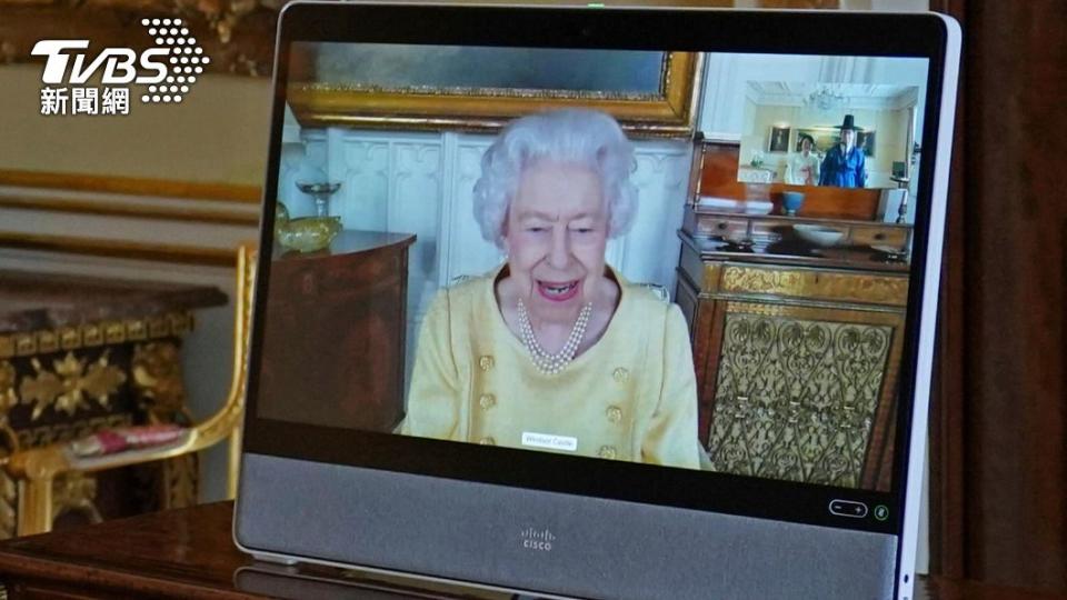 英國女王未來休養的同時將視訊辦公。（圖／達志影像美聯社）