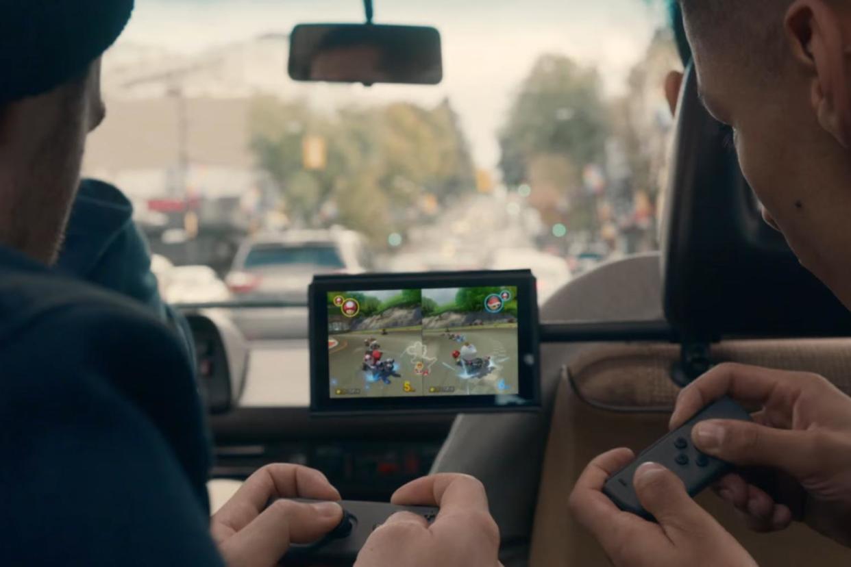 Team spirit: Smaller consoles have led to a rise in gaming on the go: Nintendo