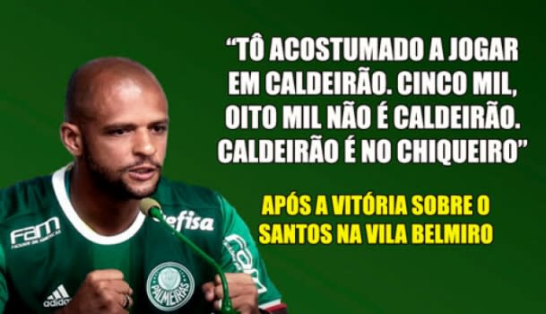 As 10 frases mais ousadas de Felipe Melo pelo Palmeiras