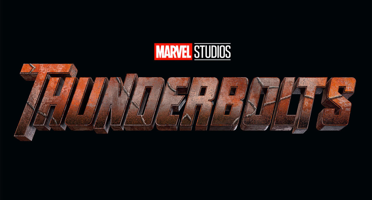 The title treatment for Thunderbolts. (Marvel Studios)