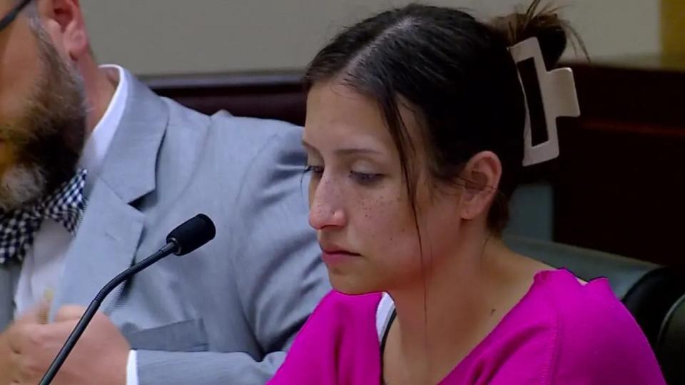 Leticia Gonzales during a hearing June 8, 2023.