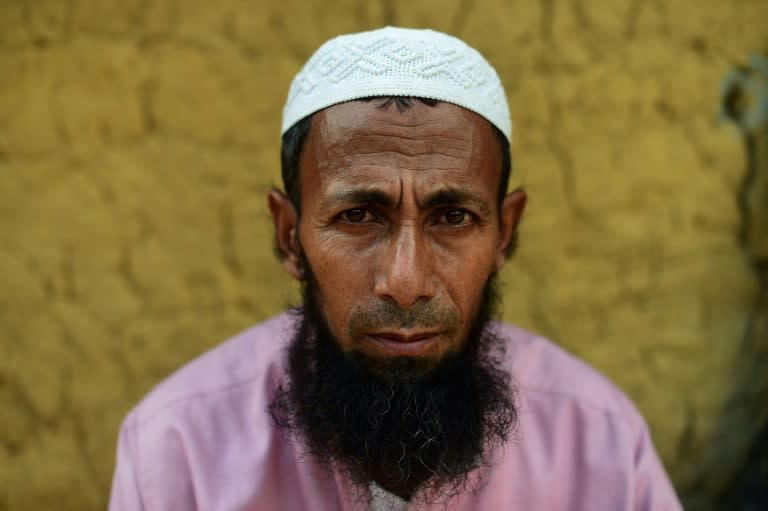 Rohingya refugee Fazol Ahmed's family fled an earlier wave of violence against the Muslim minority in Myanmar's Rakhine state in 1978, when he was still a child