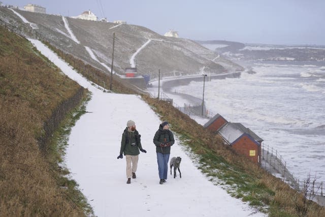 People in snow