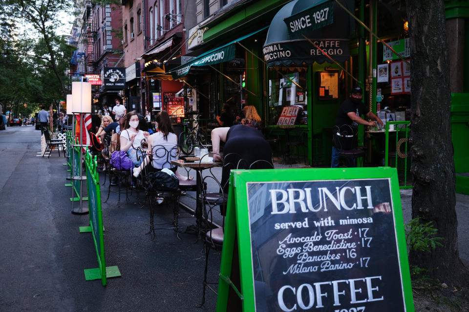 If your friend changes her mind about dining al fresco after going out with you earlier in the month, you have to be OK with that, Godel said. (Photo: Spencer Platt via Getty Images)