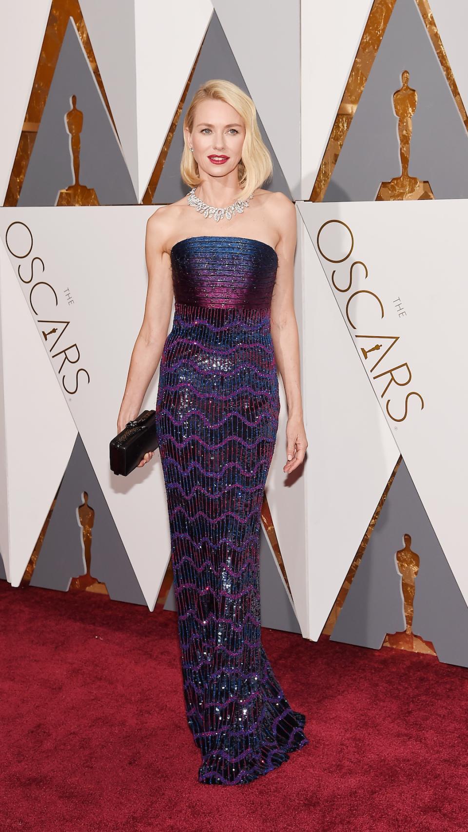 The mermaid-like Oscars gown