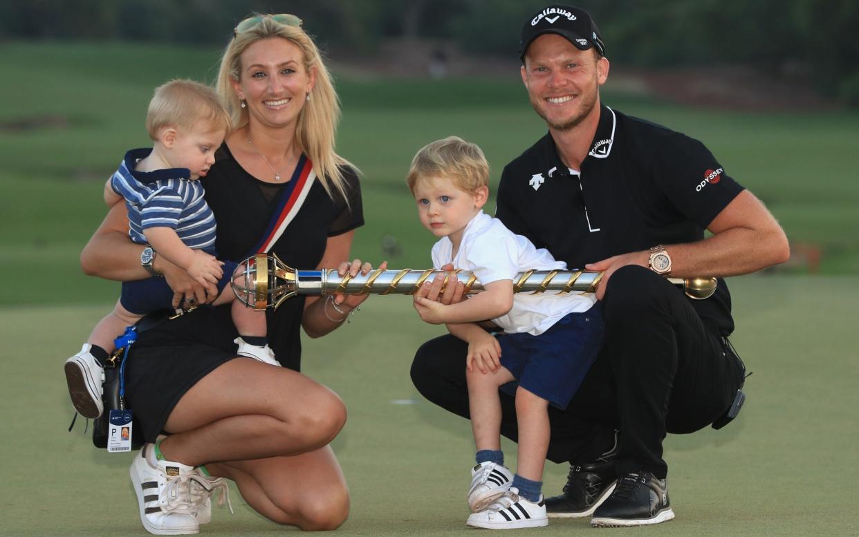 Willet with his wife, Nic, and their two young sons, Zac and Noah - Getty Images Europe